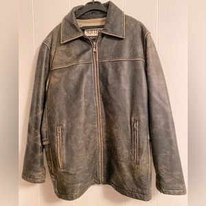 Mens, Wilson’s M. Julian Thinsulate Genuine leather coat, w/removable liner.